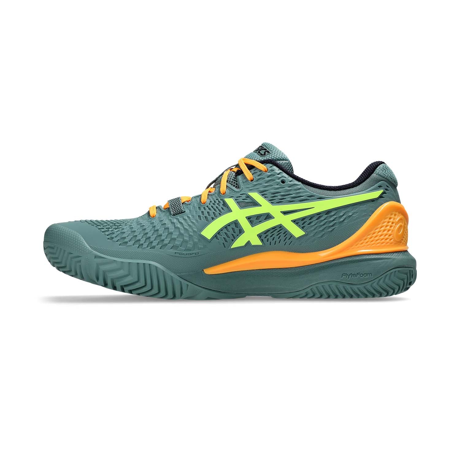 Gel Resolution 9 Padel (Celadon/Safety Yellow)