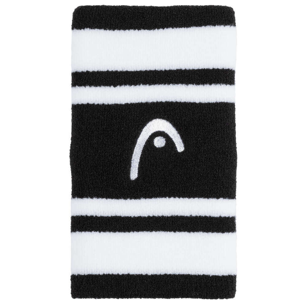 Muñequera Head Striped (Black/White 5)