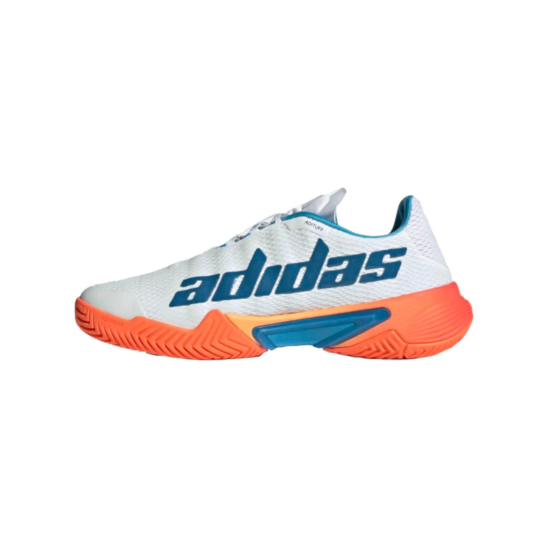 Tenis Adidas Barricade M (Blanco/Naranja)