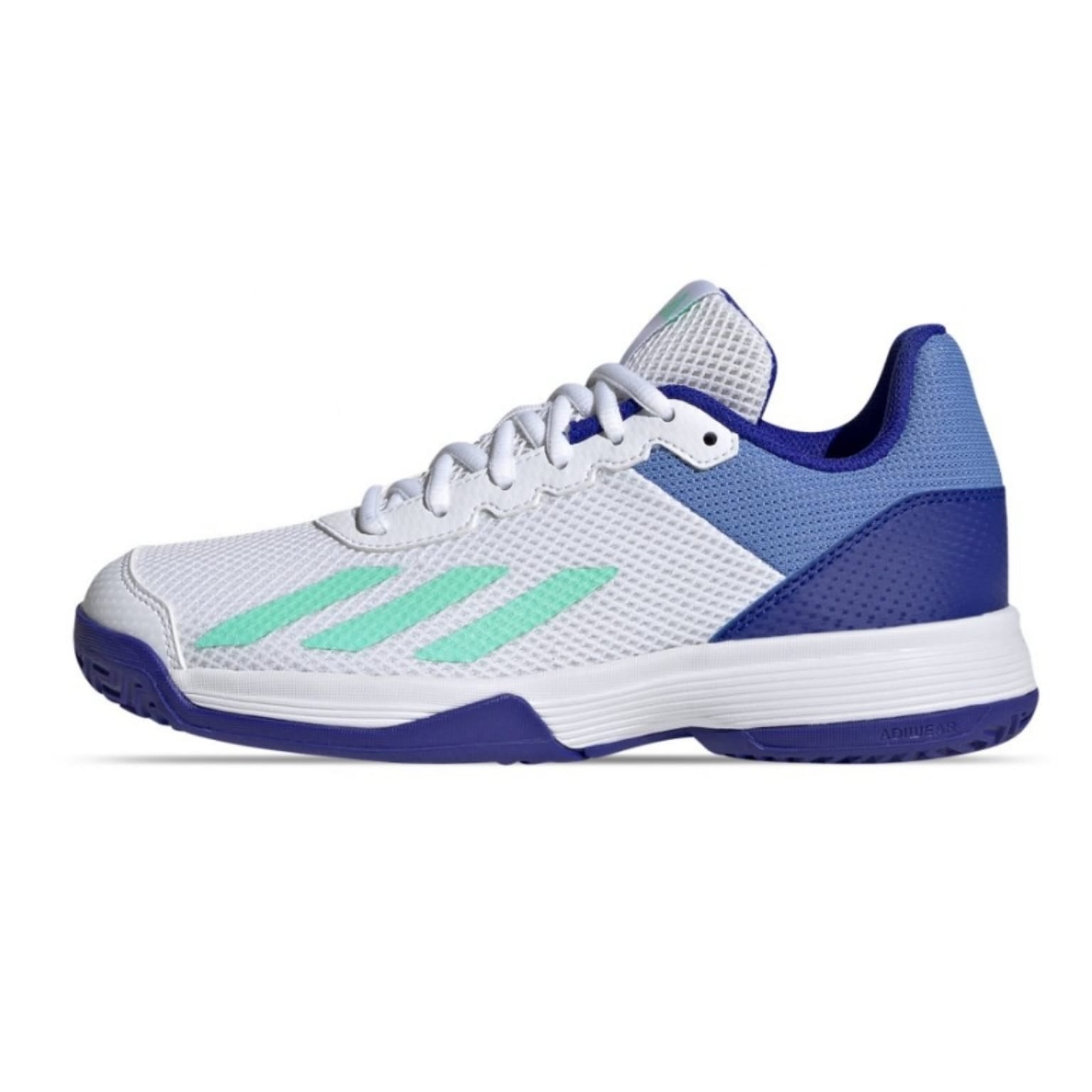 Tenis Adidas Courtflash K Junior (White/Blue)