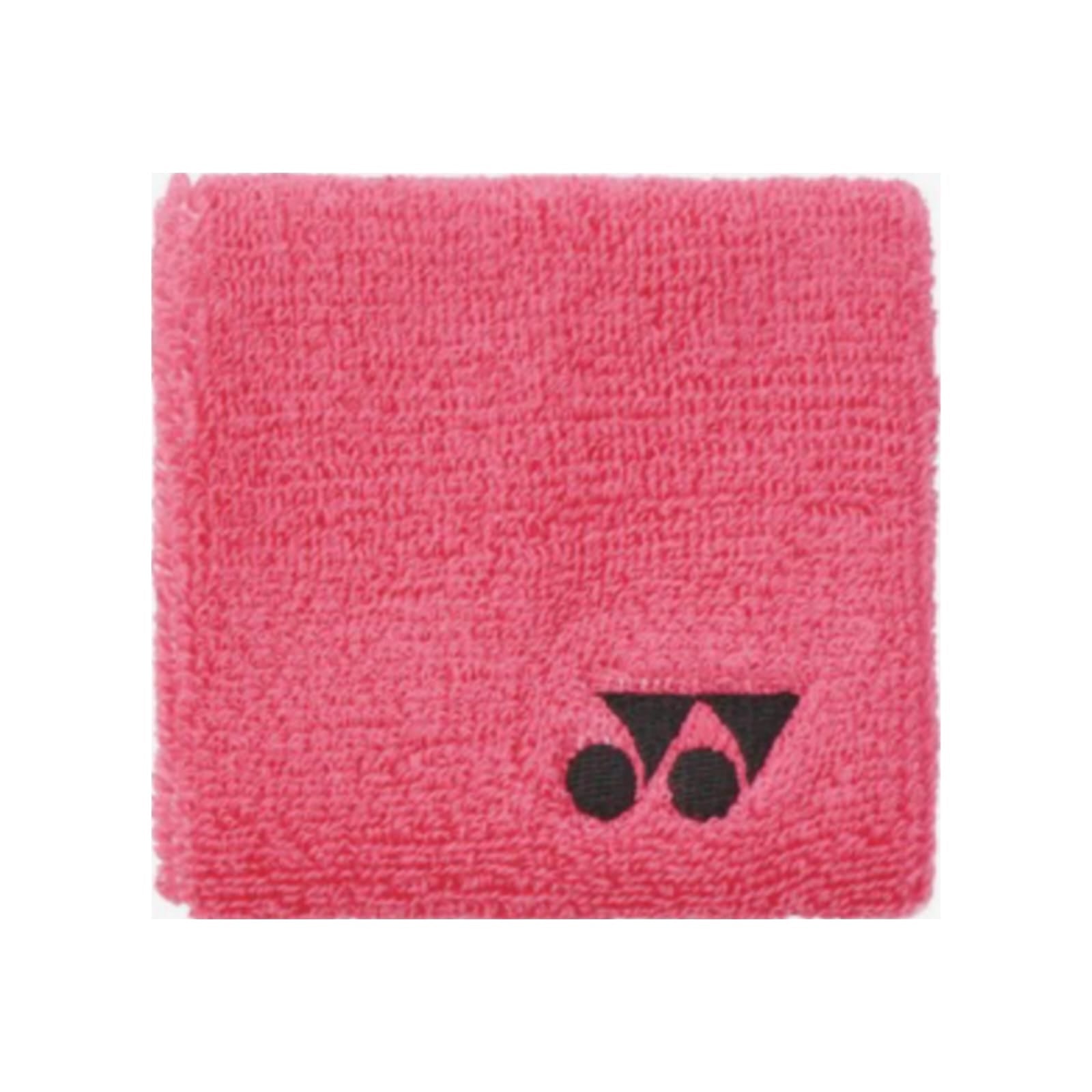 Muñequera Yonex Antibacterial/Desodorización (Pink) Logo Negro