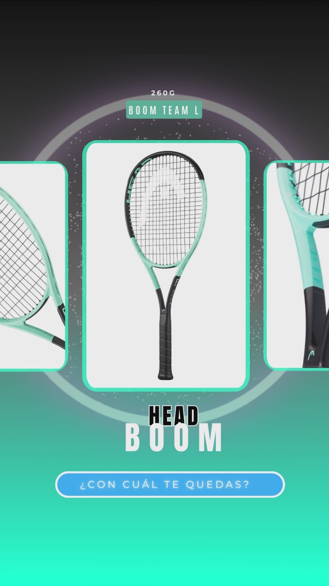 Raqueta Head Boom Team L (260g) 2024