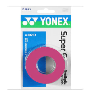 Overgrip Yonex Super Grap 3 Piezas Rosa