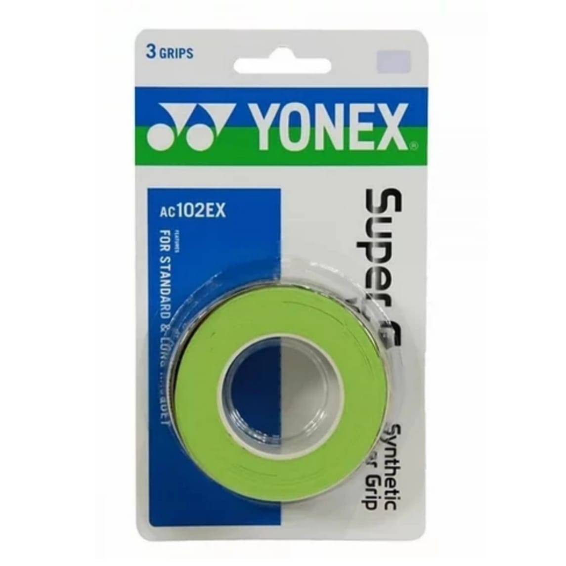 Overgrip Yonex Super Grap 3 Piezas Verde