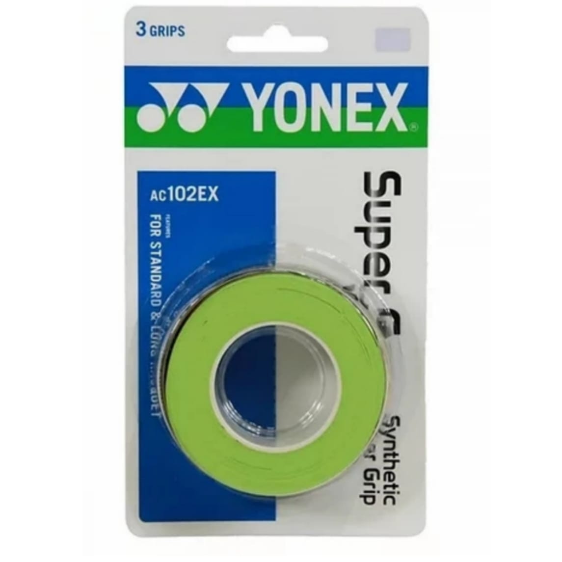 Overgrip Yonex Super Grap 3 Piezas Verde